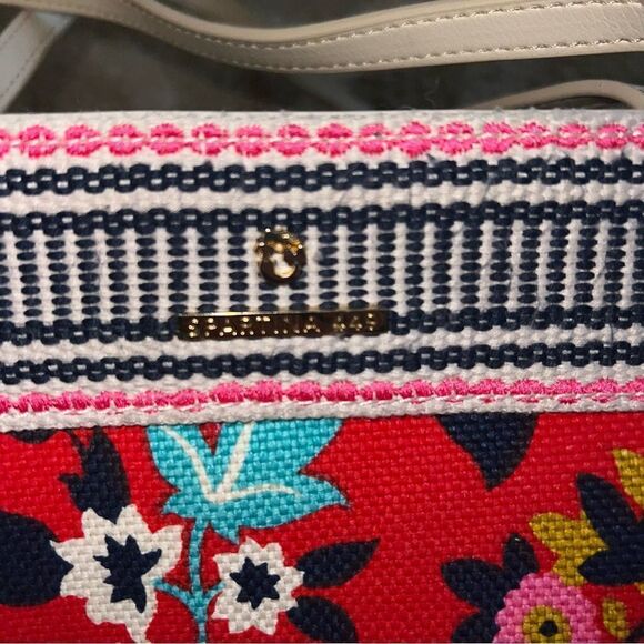 Spartina Floral Canvas Tote Bag - Red - Picture 7 of 7